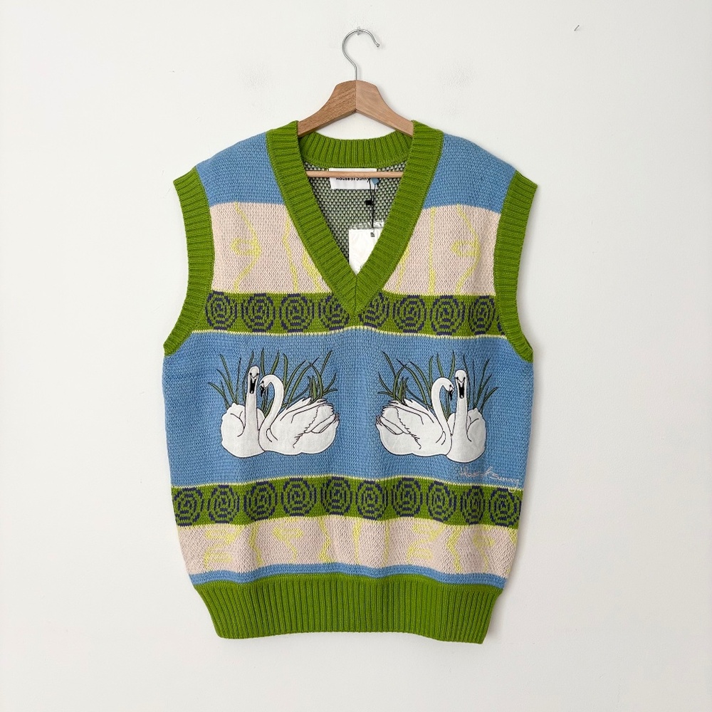 House of Sunny Swan Lake knit vest - Picture 4 of 8